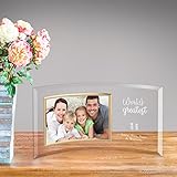 Personalized World 's Greatest Momガラス写真フレーム