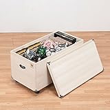 ひな人形収納箱 肥前桐民芸 総桐雛人形収納庫深型1段 キャスター付き 日本製