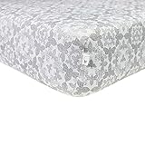 Burt's Bees Baby - Paisley Bee Fitted Crib Sheet, 100% Organic Crib Sheet for Standard Crib and Todd