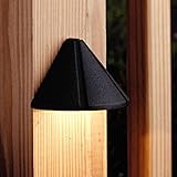 Kichler Lighting 15065BKT Mini Deck Light 12-Volt Deck and Patio Light, Textured Black [並行輸入品]
