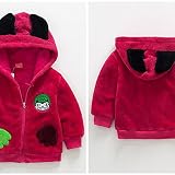 New Children Monster Pattern Hooded Jacket -6T