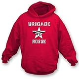 Brigade Rosse ( as worn byジョー・ストラマー)フード付きスウェットシャツ、カラーレッド 3L レッド