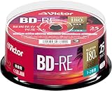 ビクター(Victor) くり返し録画用 BD-RE VBE130NP25SJ1 (片面1層/1-2倍速/25枚)
