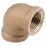 90 degrees Red Brass Threaded Elbow-3/4" 90D BRASS ELBOW (並行輸入品)