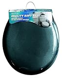 Aqua Plumb CTSSB Round Soft Toilet Seat, Black [並行輸入品]