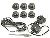 Paradise GL28106BK6 Low Voltage Cast LED Deck Light Kit, Black [並行輸入品]