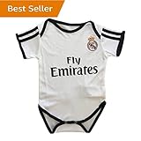 Real Madrid Baby Suit f.c.ホームコットンホワイトサッカーボディスーツ幼児Onesizeホワイト 0-9Monthes ホワイト