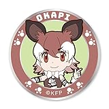 けものフレンズ オカピ ワッペン 着脱式
