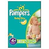 Pampers Baby Dry Size 4+ (9-20kg) Essential Pack Maxi Plus 2x41 per pack by Pampers [並行輸入品]