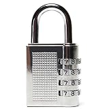 組み合わせロック、JXJ 4桁パックPadlock Set For School、従業員、ジム&スポーツロッカー、ケース、ツールボックス、フェンス、留め金キャビネット&ストレージ – メタル&メッキス