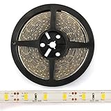 SODIAL(R) 5MウォームホワイトSMD 5630 LEDストリップ300マーキーフレックスライトストリップカラーチェンジストリップ