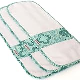 ベベオレ Bebe au Lait バープクロス ゲップ布 コットン100% よだれ拭き 1箱3枚入り シュライン アクア Shrine Aqua