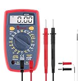 Micsoa デジタル テスター マルチメーター 電圧 電流 温度 周波数 抵抗 導通測定テスター 高精度 多機能