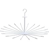 Amazon Co Jp 東和産業 洗濯ハンガー ホワイト 5 33cm マンション 強風 低竿対応 Ms パラソルハンガー 本掛け ホーム キッチン