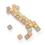 Uncle Goose Italian ABC Blocks - Made in USA [並行輸入品]