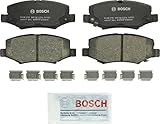 Bosch BC1274 QuietCast プレミアムセラミックディスクブレーキパッドセット ダッジ用:2007-2010 Nitro ジープ:2008-2012 Liberty 2007-2017 ラングラー; リア