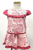 【rabbit　moon ラビットムーン】フリルワンピース☆フラワー×ドット<br>9-12M