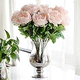 Kicode Simulation DIY Emperor Peony Bouquet Hydrangea Artificial Silk Flowers Wedding Bridal Home De
