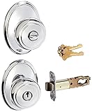 Schlage f51 a Andover 625 WKFウェイクフィールドDeco Roseエントリドアロック明るいクロム