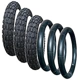 An Alternative Set of Tyres and Tubes for Phil & Teds Sports/E3 - Off Road Tread Pattern by Raleigh 