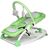 (ヘラサ)Herasa　バウンサー ベビー　トイバー付き　折りたたみ (緑)