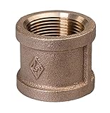 Everflow Supplies BRCP0038-NL 3/8-Inch Brass coupling- Lead free [並行輸入品]