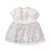 【Disney】ディズニー　ボディスーツ付きドレスカバーオール　シンデレラ　80