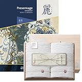 CONCENT カタログギフト リンベル プレゼンテージ・麗(うらら) 〔唐草(からくさ)〕+今治謹製 『白織タオル』 木箱入り SR2039 （フェイスタオル２P)