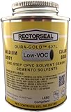 Rectorseal 55998 Pint Dura-Gold 627L Low Voc Cpvc Solvent Cement by Rectorseal