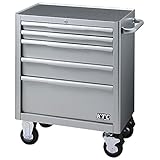 京都機械工具(KTC) ローラーキャビネット 5段5引出し シルバー EKW-1005 (2015 京都機械工具 企画商品)