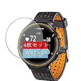 4枚 Sukix フィルム 、 GARMIN ForeAthlete 235J 230J 225J 220J 向けの 液晶保護フィルム 保護フィルム シート シール（非 ガラスフィルム 強化ガラス ガラス ） 修繕版