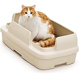 ニャンとも清潔トイレセット [約1か月分チップ・シート付]猫用トイレ本体のびのびリラックスライトベージュ