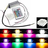 ILS - 10W RGB Chip Light Bulb Waterproof LED Driver Power Supply with Remote Controller