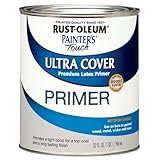 Rust-Oleum 1980502 Painters Touch Quart Latex, Flat Gray Primer [並行輸入品]