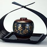 【九谷焼】 3号一輪生 (花篭付き) 青粒 花籠、トムソン化粧箱入り