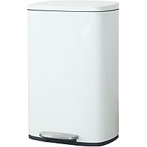長方形スチール製ゴミ箱サイレント蓋付きペダル付き 50 リットル Amazon｜Amazonベーシック ゴミ箱 50L(50リットル) ソフト
