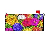 Toland Home Garden Dizzy Dahlias Decorative Mailbox Cover [並行輸入品]