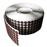 ブラウン粘着Kiss Cut FeltボタンRolls – Medium Duty – 1 / 8 "厚、5 / 8 "直径、1000個