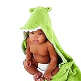 Baby Aspen Splash-A-While Crocodile Hooded Spa-Towel, Green by Baby Aspen