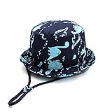 Noloo　日よけ帽子 子供用　uvカット帽子 折り畳み可　サファリハット　欧風 男女児 日焼け止め お出掛け おしゃれハット 可愛いハット52cm