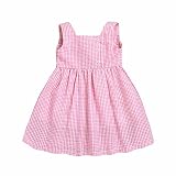 Tovadoo 子供服 女の子 ワンピース パッチワークドレス チェック柄 ちょう結び 子供 キッズ キッズ おゆうぎ会 子ども 服 子供服 普段着 海遊び パーティー お呼ばれ 85cm～130cm