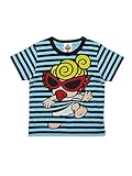 (マイファーストヒステリック) MY FIRST HYSTERIC STANDARD MINI ＆ボーダー柄 半袖Tシャツ 80cm ブルー