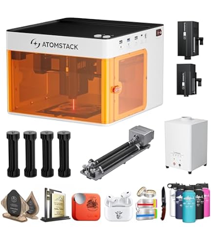 Amazon | ATOMSTACK P1デュアルレーザー 彫刻機 R8 PRO 大面積拡張