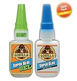 Gorilla, 15g Super Glue - 15g Super Glue Gel, Combo by Gorilla [並行輸入品]