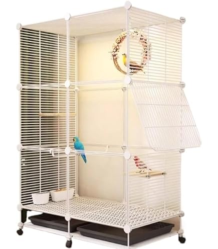 小動物　フェレット　ケージ Amazon | Hinniuy特大金属製5段小動物ケージ ユニバーサルホイール付き