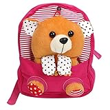 Canis ランドセル　子供　熊 通園リュック 幼児 キッズ リュックサック 男女兼用 保育園 幼稚園 かわいい (ピンク　)