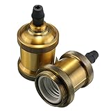 ILS - E27/E26 DIY Light Socket Antique Edison Vintage Retro Pendant Lamp Holder AC 110-250V