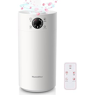 【新品】加湿器⭐️大容量12L⭐️リモコン付⭐️加熱式＆超音波式ハイブリッド⭐️ IRIS OHYAMA（アイリスオーヤマ） 加湿器 超音波式 卓上加湿器