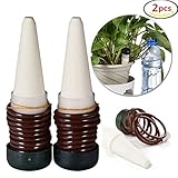 Kingsie　水やり当番 　自動水やり器 自動給水器 鉢植え 植物 園芸　留守中 (2個セット)