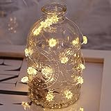 Sund ストリングライト LED 飾りライト ひまわり形　電池式 3M 30個 明るい　デスク ベッド 天井 パーティー クリスマスツリー ドア 雰囲気変え